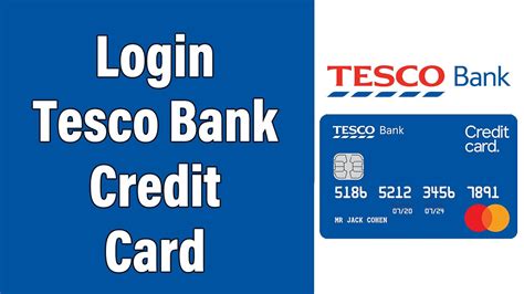 Tesco credit card sign in